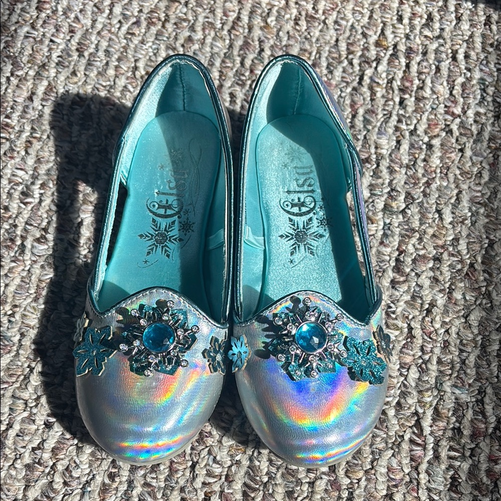 Girls' Disney Holographic Snowflake Elsa Shoes